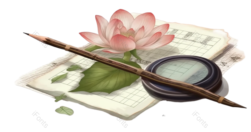 叶子图片,夏至元素,中国风PNG,元素免抠素材